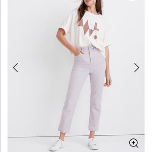 Madewell Overdyed Mom Jean BNWT 30 and 32 purple